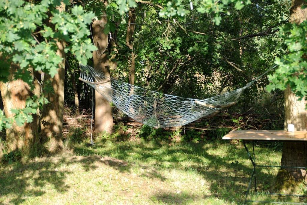 Romantisches Studio Am Waldesrand Mit Gartensauna Schwarz Extérieur photo